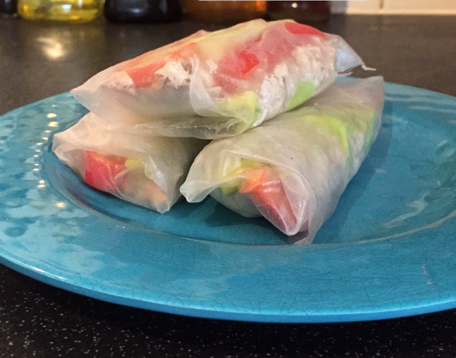 Low FODMAP Rice Paper Rolls